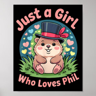 Póster Traje del Día de la Marmota de Punxy Phils 2 de fe