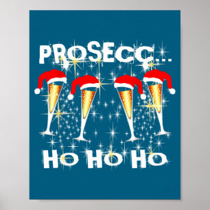 Póster Traje divertido de pareja Nikolaus Navidad Santa f
