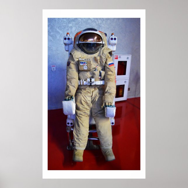 Póster Traje espacial ruso (Frente)