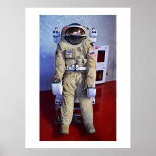 Póster Traje espacial ruso