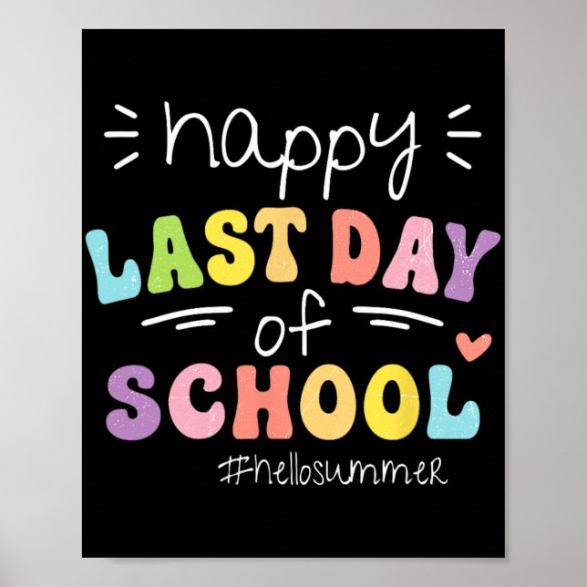 Póster Traje lindo para el último día de escuela para el  (Frente)