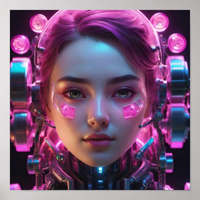 Póster Traje mecánico de alta tecnología (Frente)