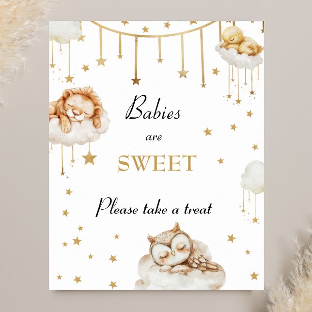 Póster Trajes de Baby Shower Celestiales de Oro dulce (Subido por el creador)
