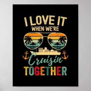 Póster Trajes de escuadrón de crucero 2025 Amigos Familia