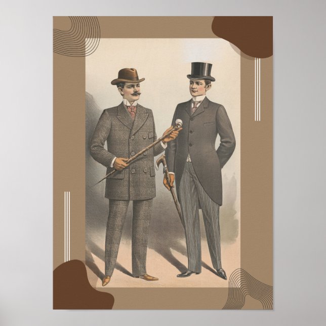 Póster Trajes para hombres (Frente)