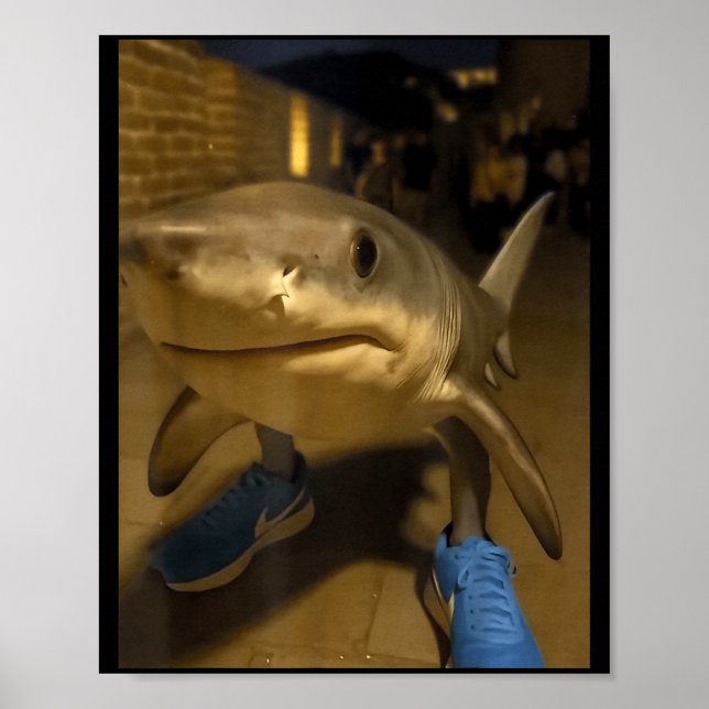Póster Tralalero tralala meme de tiburón  (Frente)