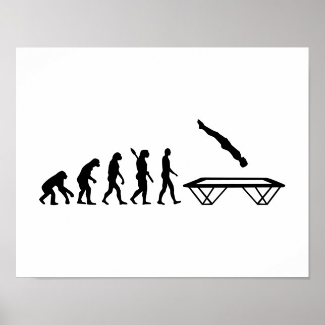 Póster Trampolina de evolución (Frente)