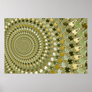 Póster Trancetunnel - poster del fractal