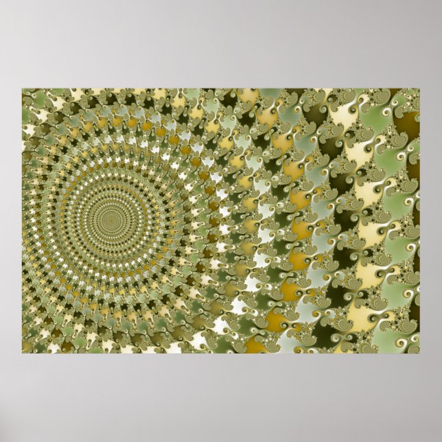 Póster Trancetunnel - Poster fractal (Frente)