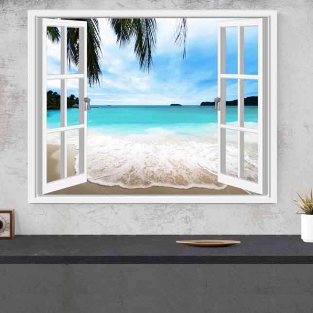 Póster Tranquila vista de mar y playa en 3D (Subido por el creador)