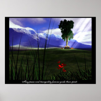 Póster Tranquilidad 2