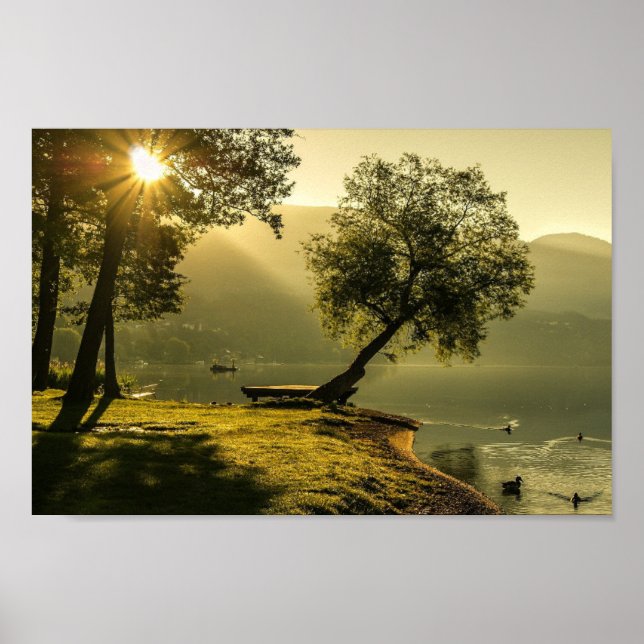 Póster Tranquilidad | Belleza Simple En La Naturaleza (Frente)