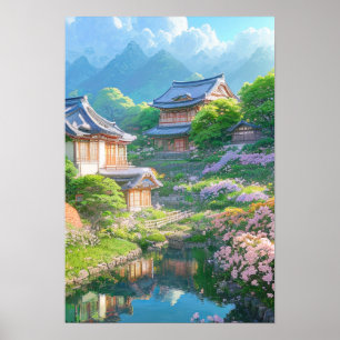 Póster Tranquilidad en el campo