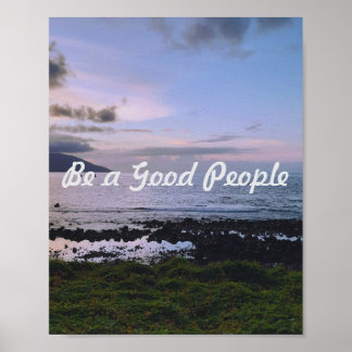 Póster Tranquilidad en la orilla