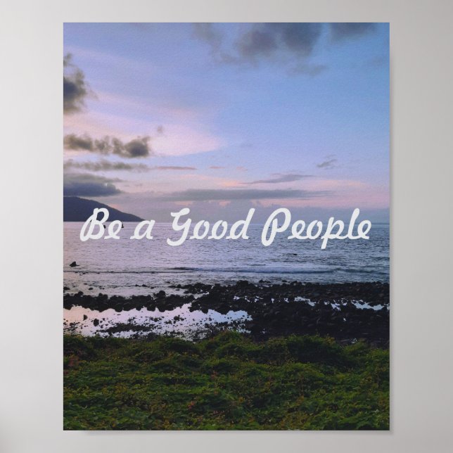 Póster Tranquilidad en la orilla (Frente)