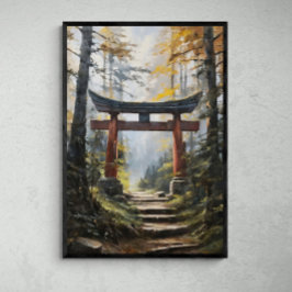 Póster Tranquilidad sagrada: Selva de la Puerta del Santu