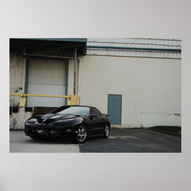 Póster Trans-Am negro (Frente)