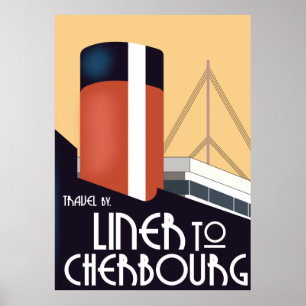 Póster Transbordador a Cherburgo
