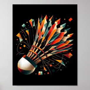 Póster Transbordador Badminton
