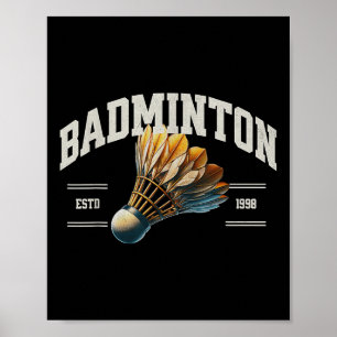 Póster Transbordador Badminton