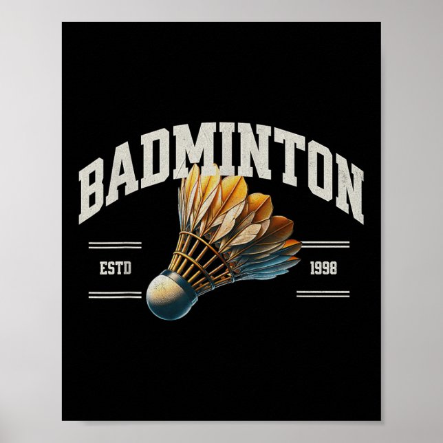 Póster Transbordador Badminton (Frente)