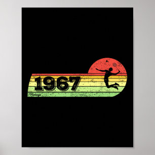Póster Transbordador de cumpleaños Vintage 1967 Bad, juga
