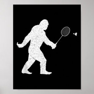 Póster Transbordador De Masa Grande Jugando A Badminton F