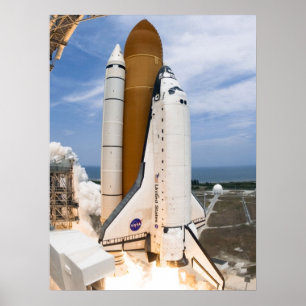 Póster Transbordador espacial Atlantis
