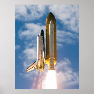 Póster Transbordador espacial Atlantis