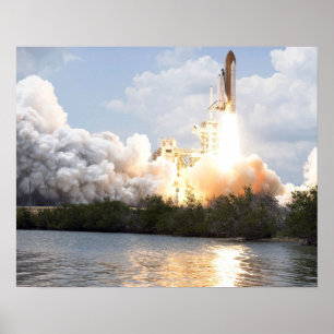 Póster Transbordador espacial Atlantis