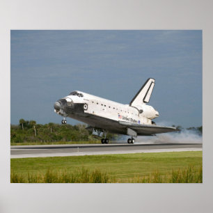 Póster Transbordador espacial Atlantis