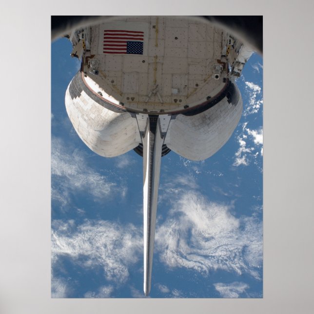 Póster Transbordador espacial Atlantis (Frente)