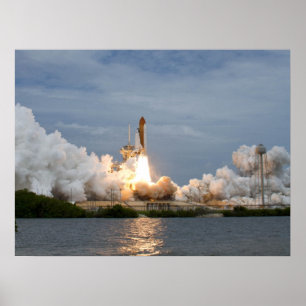 Póster Transbordador espacial Atlantis