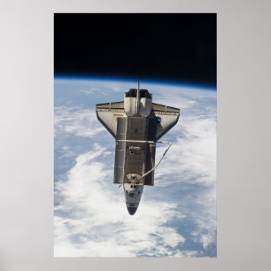 Póster Transbordador espacial Atlantis
