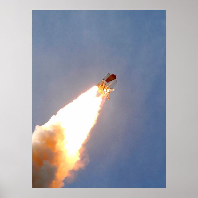 Póster Transbordador espacial Atlantis (Frente)