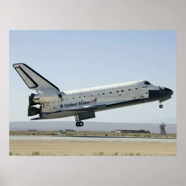 Póster Transbordador espacial Atlantis (Frente)