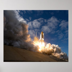 Póster Transbordador espacial Atlantis