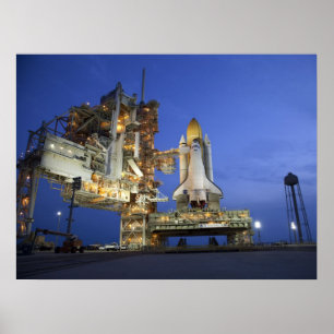 Póster Transbordador espacial Atlantis