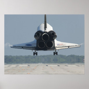 Póster Transbordador espacial Atlantis