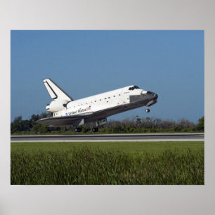 Póster Transbordador espacial Atlantis