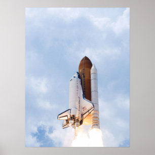 Póster Transbordador espacial Atlantis