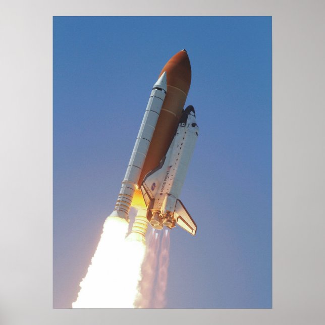 Póster Transbordador espacial Atlantis (Frente)