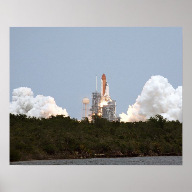 Póster Transbordador espacial Atlantis (Frente)