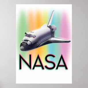 Póster Transbordador espacial de la NASA