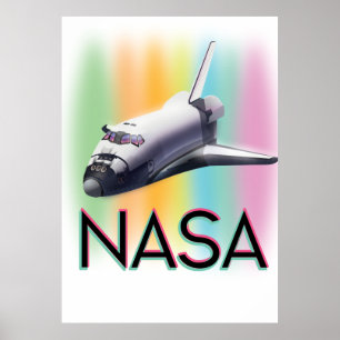 Póster Transbordador espacial de la NASA