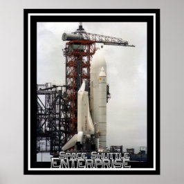Póster Transbordador espacial Enterprise