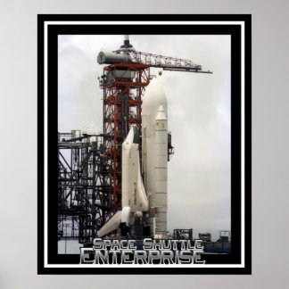 Póster Transbordador espacial Enterprise