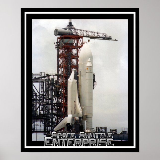 Póster Transbordador espacial Enterprise (Frente)