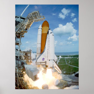 Póster Transbordador espacial la Atlántida