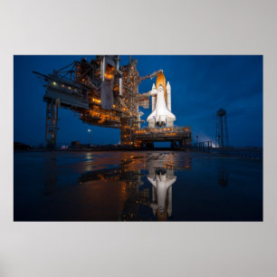 Póster Transbordador espacial la Atlántida